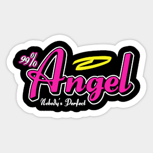 99% Angel Sticker